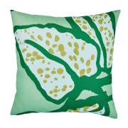 Bonnie and Neil Cushion - Spotted Begonia Green